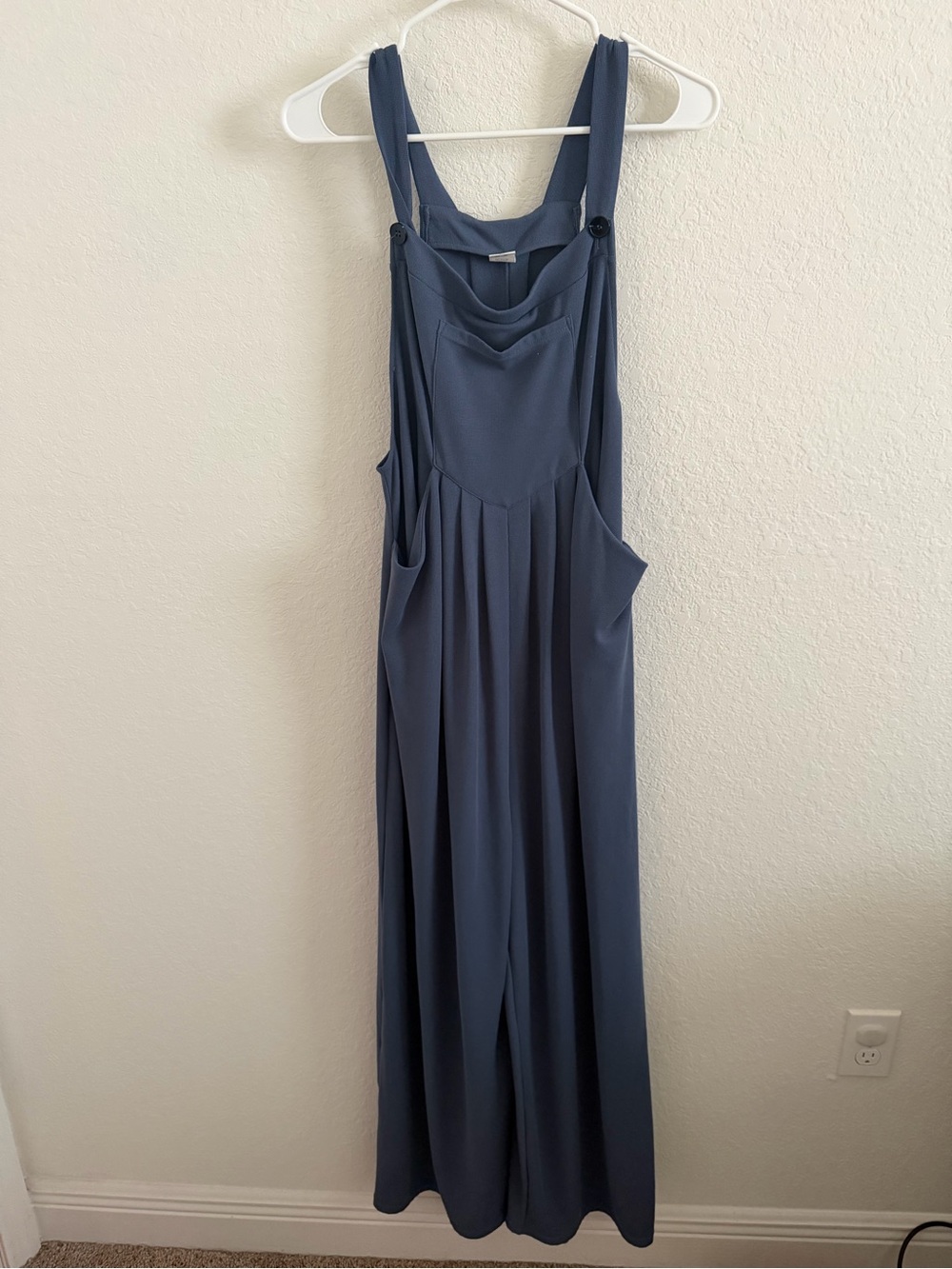 Halara Navy Blue Wide-Leg Jumpsuit